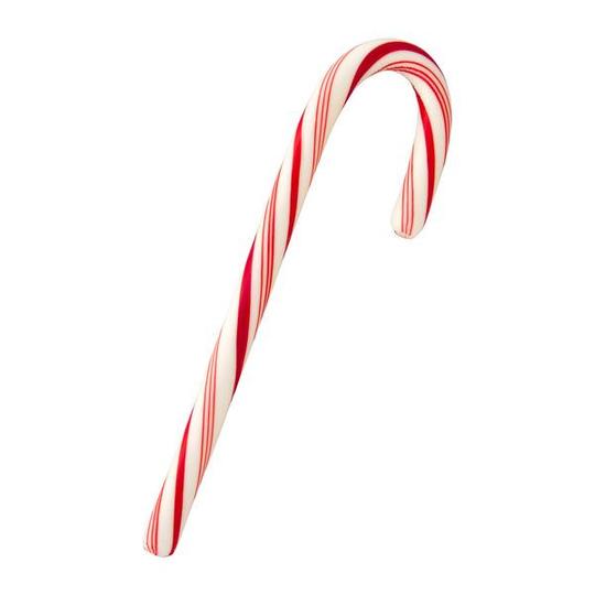 18 Adornos Navideños - Bastones De Caramelo Con Purpurina Y Lazos Rojos