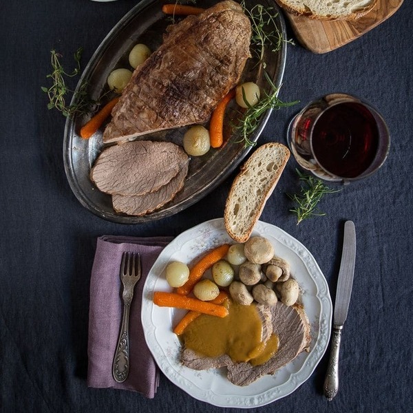 comprar redondo de ternera con salsa