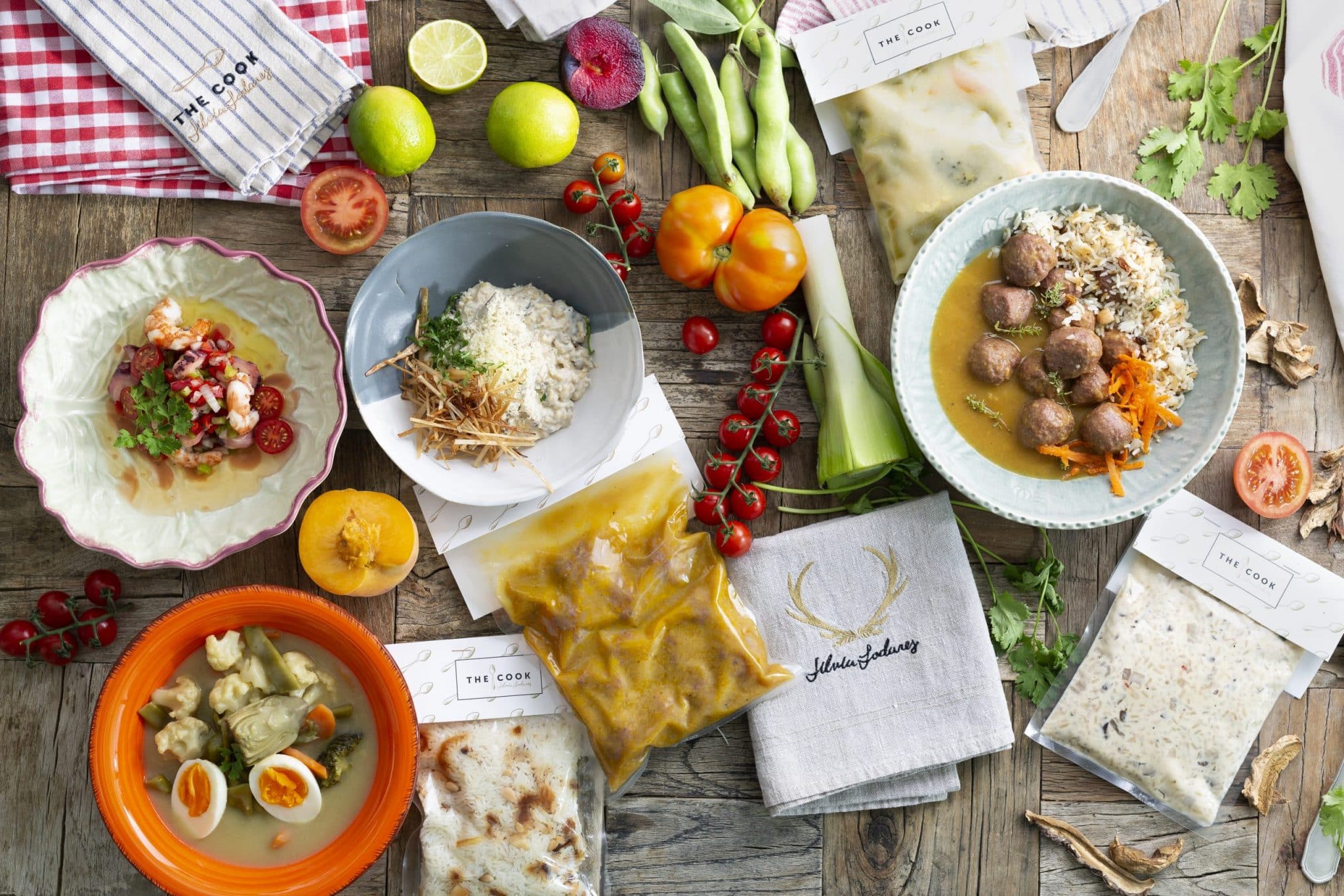 platos preparados al vacío