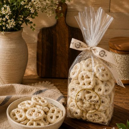 comprar pretzel con chocolate blanco